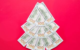 christmas tree, dollar